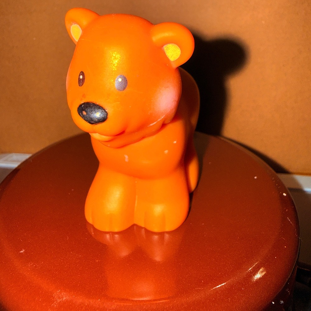 Fisher-Price Little People Lion Cub Kids One Size Orange Good 2002 Zoo